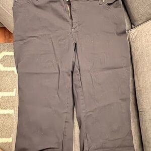 Lee Women's Cropped Jeans - Dark Gray